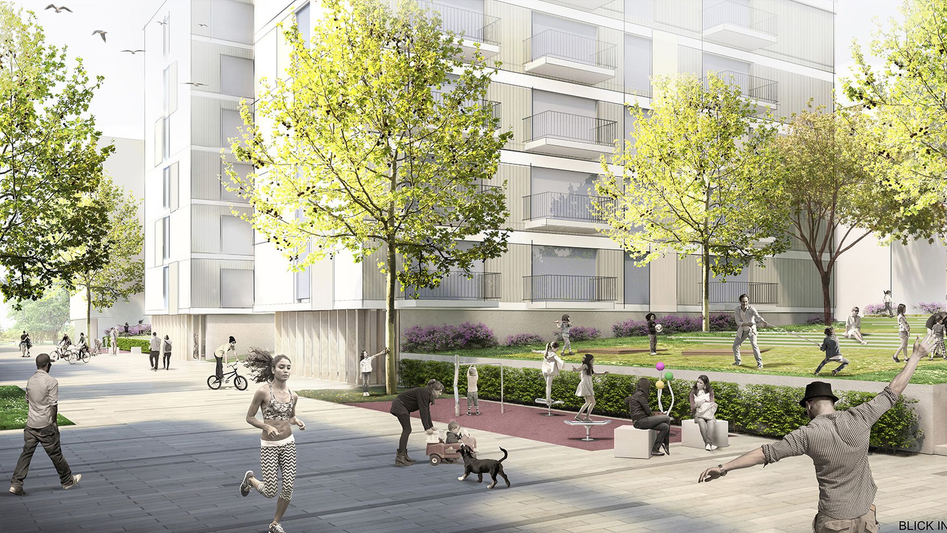 Quartier an der Böckinger Strasse, Stuttgart Zuffenhausen